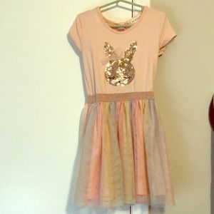 Girls 5 Bunny dress